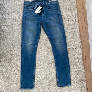 Mens Rag & Bone skinny jeans.